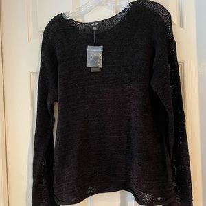 Lord and Taylor sweater size Medium black women’s new with tags